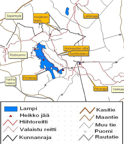 Pilvilampi Vaasa Kartta