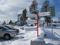 Lyhyemmän reitin tehneet ehtivät myös käväistä "kylillä".